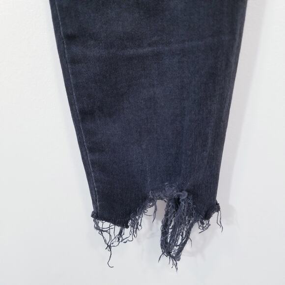 J Brand Jeans ALANA High Rise Crop Provocative Stud Distressed Raw Hem - Picture 11 of 14